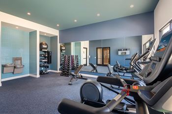 Upgraded fitness center